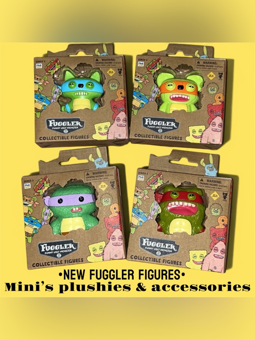 Fuggler Green Mini Collectible Figure - Kids Action Toy